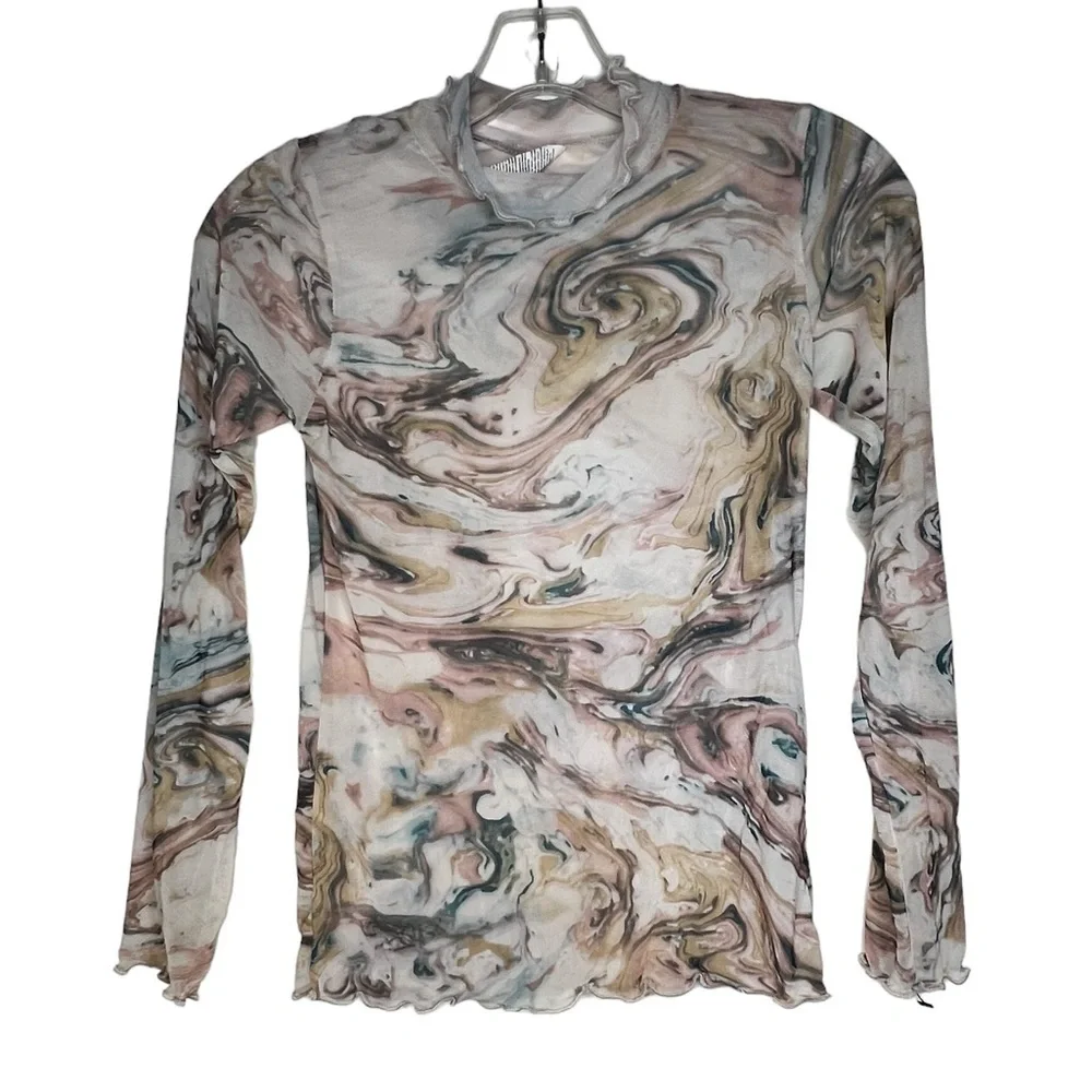 Art Class Sheer Top